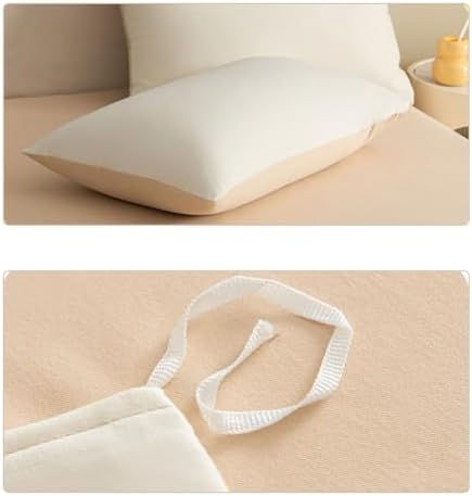 MZP Queen/King Size Duvet Cover Set Cotton 4 Pieces Prewashed