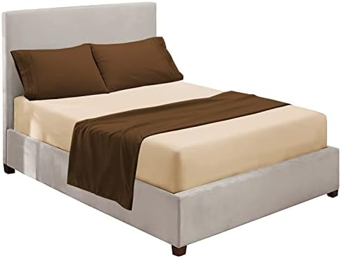 Nestl Queen Sheets Set - 4 Piece Queen Bed Sheets, Hotel Luxury, Extra