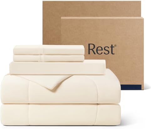 REST® Evercool®+ Cooling Comforter Set for Hot Sleepers, 4PC, Full