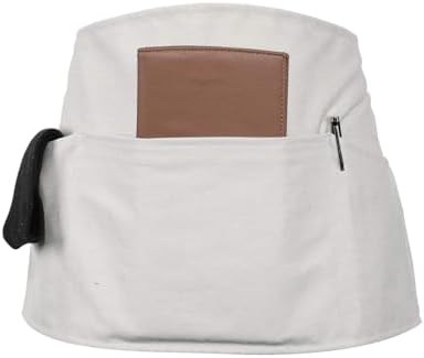 GNEGNI 3 Pockets Waist Apron-Waitress Waiter Server Apron Short Half