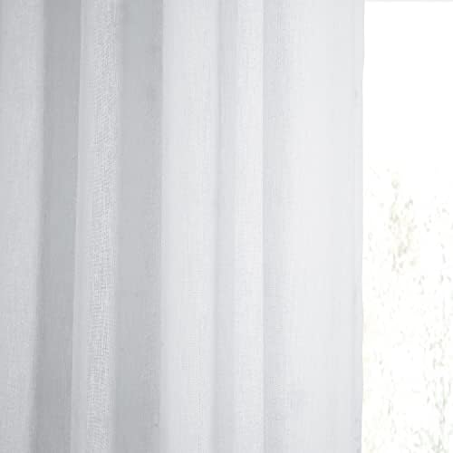 HPD Half Price Drapes Grommet Sheer Curtains for Living Room Solid