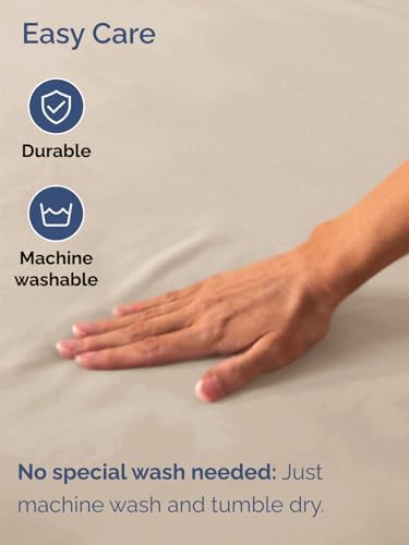 CGK Extra Deep Cal King Single Fitted Sheet Only - Wheat