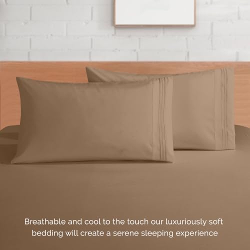 Elegant Comfort 4-Piece Bed Sheet Set - Luxury Bedding 1500 Premium