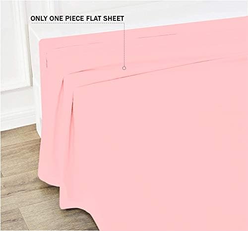 Kamas 1PC Oversize Flat/Top Sheet 100% Egyptian Cotton Fabric 1000 TC