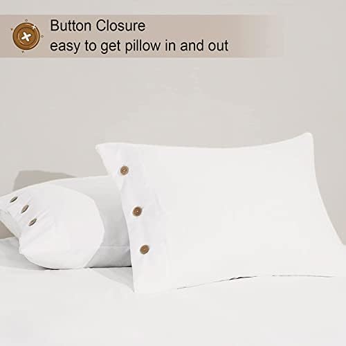 jaycorner 1000 Series Designer Coconut Button Closure 3-PCs Duvet