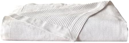 Great Bay Home 100% Cotton Blanket for King Size Bed | Lightweight and