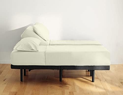 Split King Sheets Sets for Adjustable Bed, 1000-Thread-Count 100%