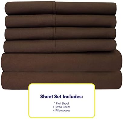 Deep Pocket Queen Sheets – 6-piece Extra Deep Pocket Bed Sheets with