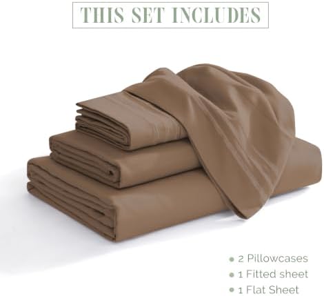 Elegant Comfort 4-Piece Bed Sheet Set - Luxury Bedding 1500 Premium