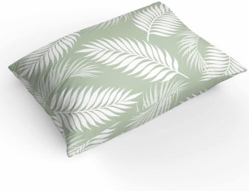Duvet Cover Queen Size, Tropical Botanical 3-Piece Bedding