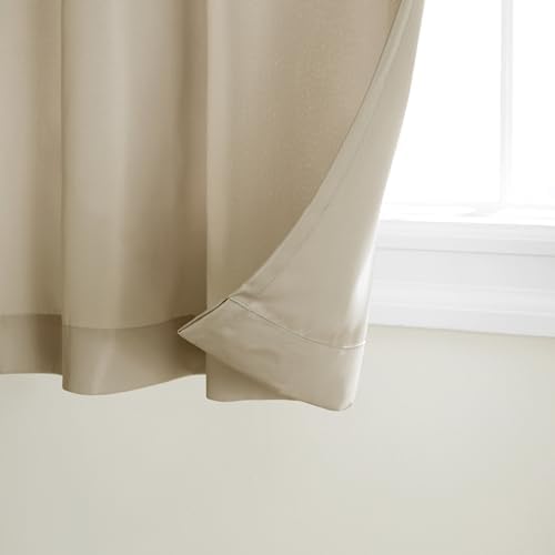 TOWN & COUNTRY BASICS Cabana Solid Indoor Outdoor Curtains, Light