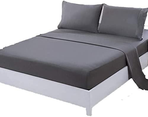 600 Thread Counts 4 PCS Soft & Smooth Bedding Sheet 100% Egyptian