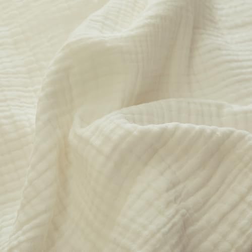 100% Cotton Muslin Queen Blanket (90" x 90") – A Luxuriously Soft