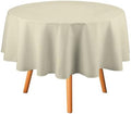 Beige Tablecloth Washable Dinng Table Covers Decorative for Kitchen &