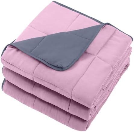 Weighted Blanket for Adults 15lbs, 48"x72", Twin Full Size Cooling