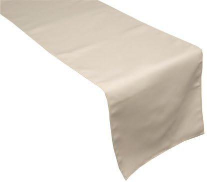 Runner Polyester 14x144 Inches (Multiple Colors Available) (Ivory)
