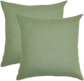 RELY+ Cotton Throw Pillow Covers 20x20 Inch Set of 2 Sage Green