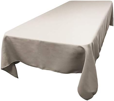 TableLinensforLess Polyester Rectangle Tablecloth, 60 Inch by