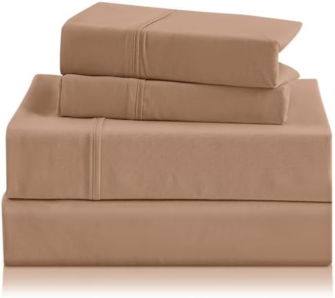 Full Sheet Set - Hotel Luxury 4 Piece Breathable and Cooling Sheets