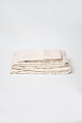 Cream Full Sheet Set – 4 Piece Brushed Microfiber Bedding – Cooling
