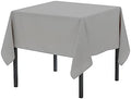 Pomp Charcoal Grey 52" x 52" Inch Square Premium Polyester Tablecloth