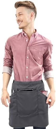 Under NY Sky Half Apron, 3 Deep Pockets, 2 Utility Loops, ProTwill