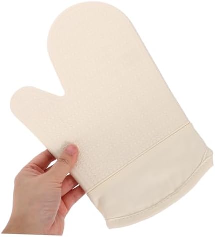 Silicone Oven Mitts, Kitchen Gloves Heat Resistant Honeycomb