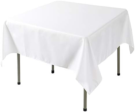 CupuamonSquare Tablecloth 70x70 inch Washable Polyester Fabric Table
