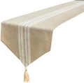 The HomeCentric Luxury Beige 6-8 Seater Table Runner 16 x 90 inch