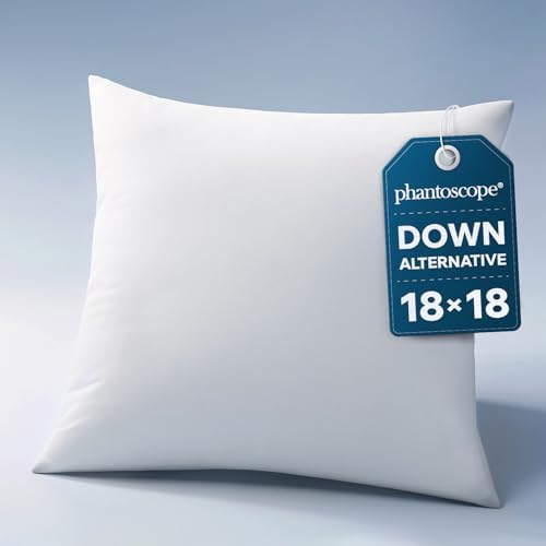 Phantoscope 18x18 Pillow Inserts, Decorative Throw Pillow Bed Couch