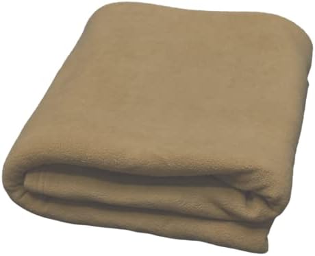 Serenity Fleece Blanket, King, 108 x 90 in, Tan