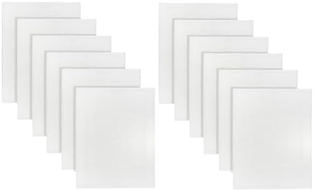 (Pack of 12 White Bath Mat Towels 20 x 30 Inches, Economy Hotel Bath Mats for Bathroom Floor, Hotel Quality & Absorbent Washable Bath Mats for Bathroom Tub