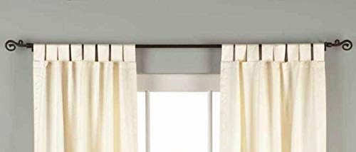 Cream Tab Top 90% blackout Curtain / Drape / Panel - 50W x 63L - Piece