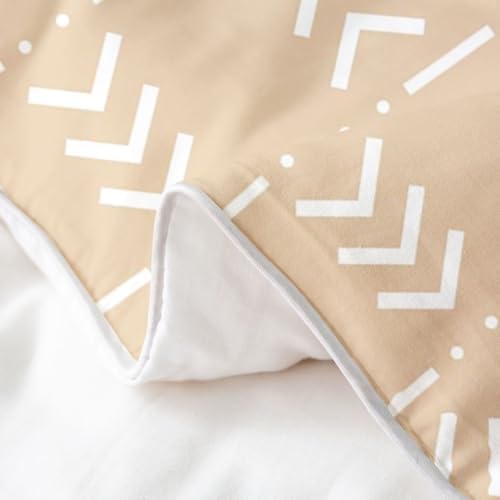 Erosebridal Boho 100% Cotton Duvet Cover Queen White Tribal Print