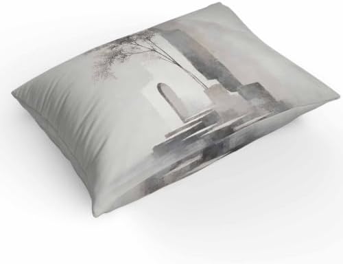 Duvet Cover Queen Size, Modern Minimalist Art 3-Piece Bedding