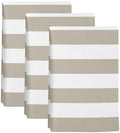 Kitchen Towels Set 3 Pack Classical Stripe Absorbent Dish Towels for