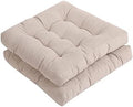 Tiita Indoor/Outdoor Chair Cushions 22" x 22" Seat Pillow Cushion Set