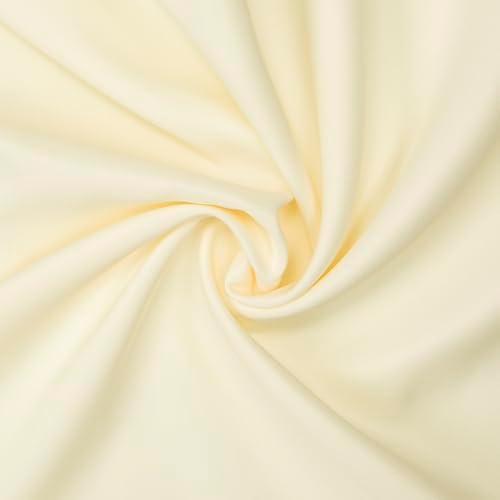 Gee Di Moda Round Tablecloth - 90 Inch Ivory Round Table Cloth for 30