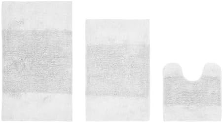 Tufted Super Soft Plush Multi-Piece 100% Cotton Bathroom Rugs Sets