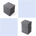 Glynniss Kitchen Grey Kitchen Towels Pack of 6 and Dish Cloths Pack of