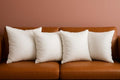Trendy Home 20x20 Throw Pillow Insert (Set of 4, White) Bed and Couch