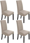 NORTHERN BROTHERS Strech Dining Chair Covers for Kitchen, 4 Pack