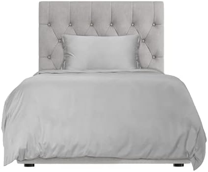 Hotel Sheets Direct Duvet Cover Bed Linen Set, 2 -Piece Set, Grey