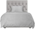 Hotel Sheets Direct Duvet Cover Bed Linen Set, 2 -Piece Set, Grey