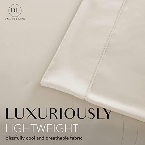 Danjor Linens Bed Sheet Set Full Size for Teens, Hotel Premium Sheets