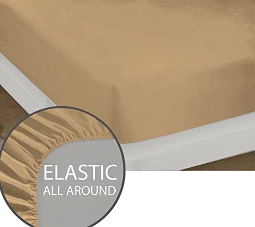 DNG Creations 100% Egyptian Cotton, 4 Piece Sheet Set Luxury Soft 1000
