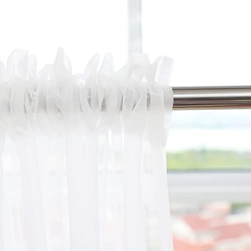 Sheer Curtains Inches Long Window Sheer Curtain 2 Panels Sheer