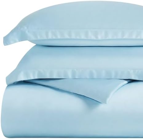 Superior Combed Cotton, 300 Thread Count 2 Piece Duvet Cover Set with