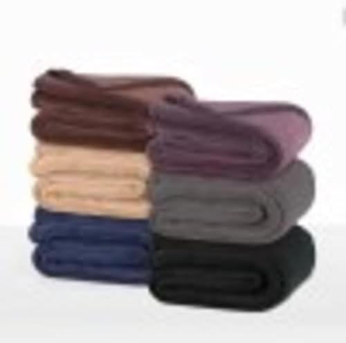 Martex Plush Twin Brown Blanket