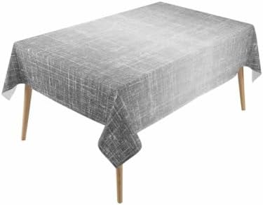 Modern Fabric Texture Rectangle Tablecloth 60 x 120 Inches Farmhouse